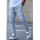 Madmext Men Jogger Gray Trousers 5417 - Gri