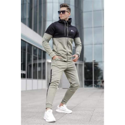 Madmext Khaki Tracksuit For Men 5302 - Haki