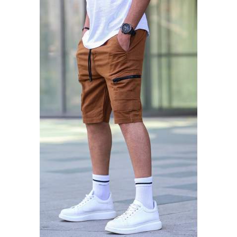 Men Camel Capri Shorts 5738 - Camel