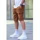 Men Camel Capri Shorts 5738 - Camel