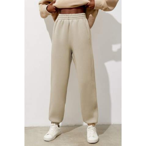 Mad Girls Beige Sweatpants MG1353 - Bej