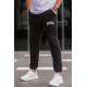 Madmext Printed Black Sweatpants For Men 5616 - Siyah