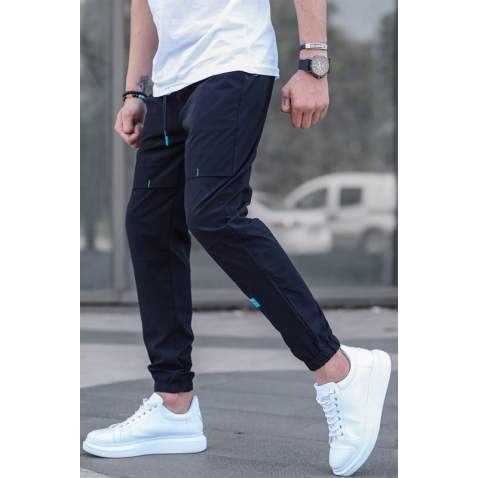 Madmext Men Basic Black Sweatpants 5412 - Siyah