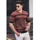 Madmext Men Tile Brown Polo T-shirt 5083 - Kiremit