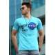 Madmext Turquoise T-shirt for Men 4509 - Turkuaz