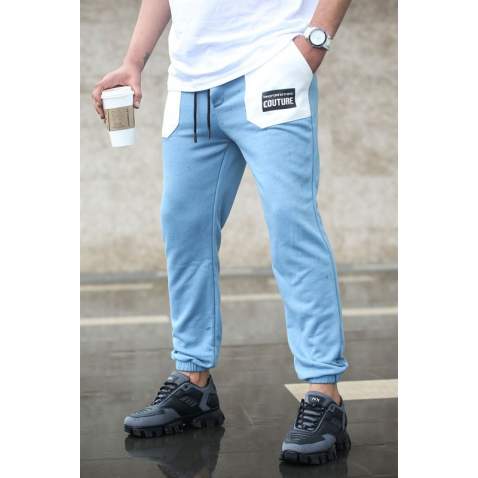 Madmext Men Blue Sweatpants 4844 - Mavi