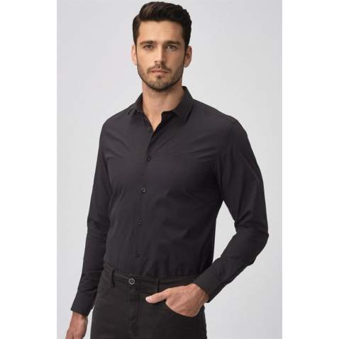 Madmext Men Black Shirt 4947 - Siyah