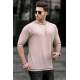 Madmext Men Beige T-shirt 9620 - Bej