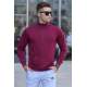 Madmext Men Maroon Sweatshirt 5300 - Bordo