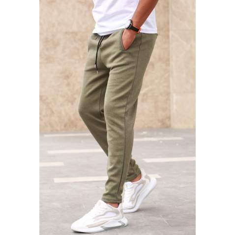 Madmext Basic Khaki Sweatpants 2935 - Haki