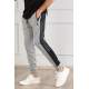 Madmext Grey ''The Original'' Striped Sweatpants 4218 - Gri