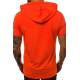 Madmext Orange Rapped T-shirt with Hood for Men 3069 - Turuncu