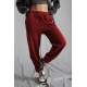 Women Maroon Oversize Sweatpants MG1235 - Bordo