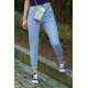 Mad Girls Grey Pocket Detailed Sweatpants MG463 - Gri