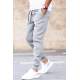 Madmext 3-Thread Fleece Gray Sweatpants For Men 5427 - Gri