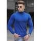 Madmext Men Turtleneck Indigo Sweater 4656 - İndigo