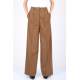 Mad Girls Striped Brown Palazzo Pants MG1332 - Kahverengi