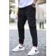 Men Black Cargo Trousers 5461 - Siyah