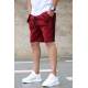 Madmext Maroon Striped Capri for Men 2919 - Bordo