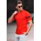 Madmext Men Red Polo T-shirt 4984 - Kırmızı