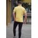 Men Yellow Polo T-Shirt 5867 - Sarı