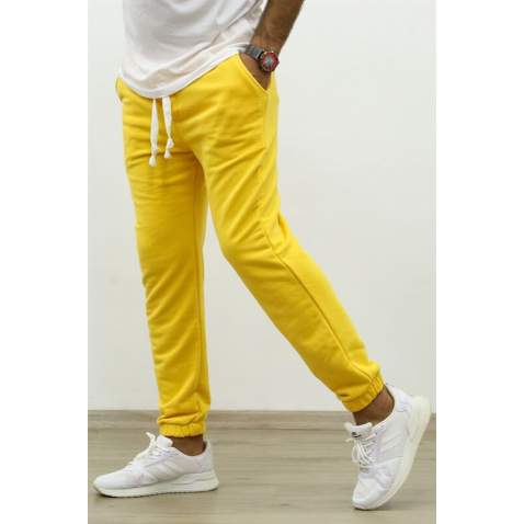 Madmext Yellow Basic Sweatpants 4829 - Sarı