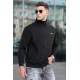 Madmext Men Black Sweatshirt 5316 - Siyah