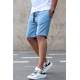 Madmext Men Blue Plain Shorts 5173 - Mavi