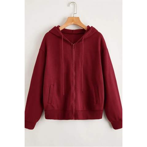 Mad Girls Maroon Sweatshirt MG784 - Bordo