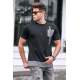 Madmext Men Black T-shirt 5387 - Siyah