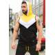 Madmext Men Sleeveless Black Hoodie 2897 - Siyah