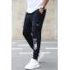 Madmext Men Printed Navy Blue Sweatpants 4079 - Lacivert