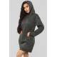 Mad Girls Anthracite Hooded Sweatshirt MG083 - Antrasit