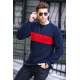 Madmext Navy Blue Men's Jumper 4698 - Lacivert