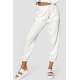 Mad Girls White Basic Women Sweatpants MG771 - Beyaz