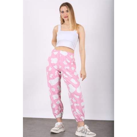 Mad Girls Pink Dalmatians Sweatpants MG1147 - Pembe