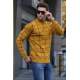 Mustard Designed Knitwear Sweater 5796 - Hardal