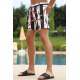 Madmext Patterned Swim Wear Short 2376 - Siyah