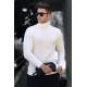 Madmext White Jumper with Roll Neck 4654 - Beyaz