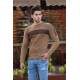 Madmext Camel Crewneck Jumper 4361 - Camel