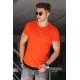 Madmext Orange Basic T-shirt for Men 4465 - Turuncu