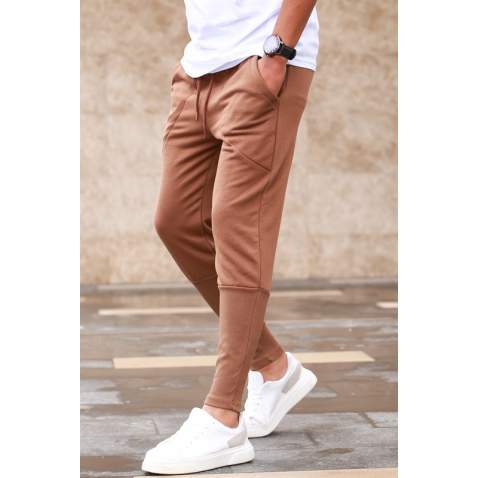 Madmext Brown Sweatpants For Men 5432 - Kahverengi