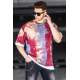 Madmext Men Printed Maroon T-shirt 4975 - Bordo