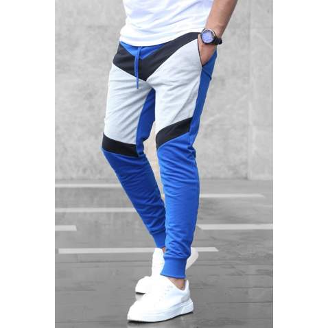 Mens Sweatpants In Color Design Saks Color 2927 - Sax mavi