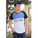 Madmext White Printed T-shirt for Men 3045 - Beyaz