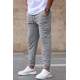 Madmext Men Plain Gray Sweatpants 5424 - Gri