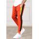 Madmext Orange Striped Sweatpants 2933 - Turuncu