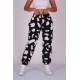 Mad Girls Black Dalmatians Sweatpants MG1147 - Siyah