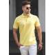 Madmext Men Plain Yellow Polo T-shirt 5101 - Sarı