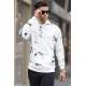 Madmext Men White Sweatshirt 5291 - Ekru